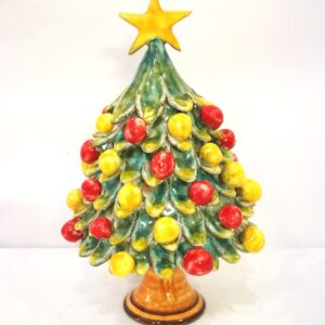 albero di natale in ceramica